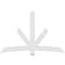 Ekena Millwork Alberta Architectural Grade PVC Gable Bracket, 84"W x 56"H x 2"D x 6"F, 16/12 Pitch GBP084X56X0206ALB00 - alternate 3
